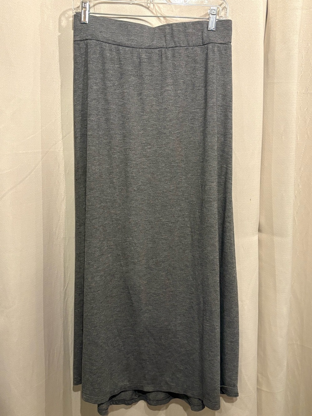 Faded Glory Plus Size Maxi Skirt in Charcoal Gray